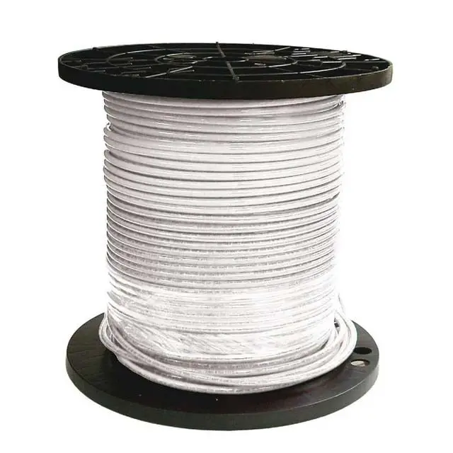 F040260309 - Wire Stranded 4Awg 500Ft Wht Moisture Resistant 600V 105C 1