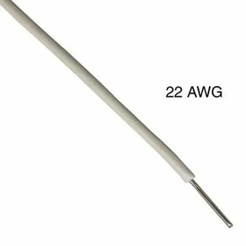 T1010-21-02K - Wire Solid 22Awg 1000Ft White Tr64 Tc Pvc Ft1 300V 105C 1