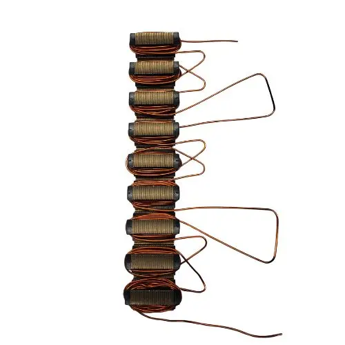 Wbm-1739 - Magnet Wire 18Awg Wound Around 9 Rectangular Cores 1