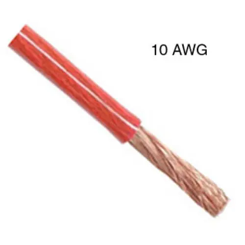 Pc10rd500r - Power Cable 10Awg Red 500Ft Ofc Pure Copper 1
