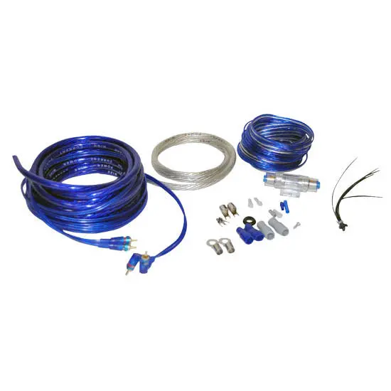 Ampkit4 - Car Audio Kit 4Awg 1800W 16Ft Speaker Cable 20Ft And Wiring Kit 1