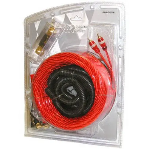 Ppa-701Tr - Car Audio Kit 0Awg 2500W 16Ft 10Awg Spkr Cable And Wiring Kit 1