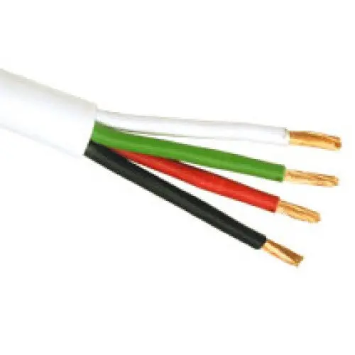 80281 - Cable 4C 22Awg Str Unsh 500Ft Cmp Plenum Cl2 Wht 1