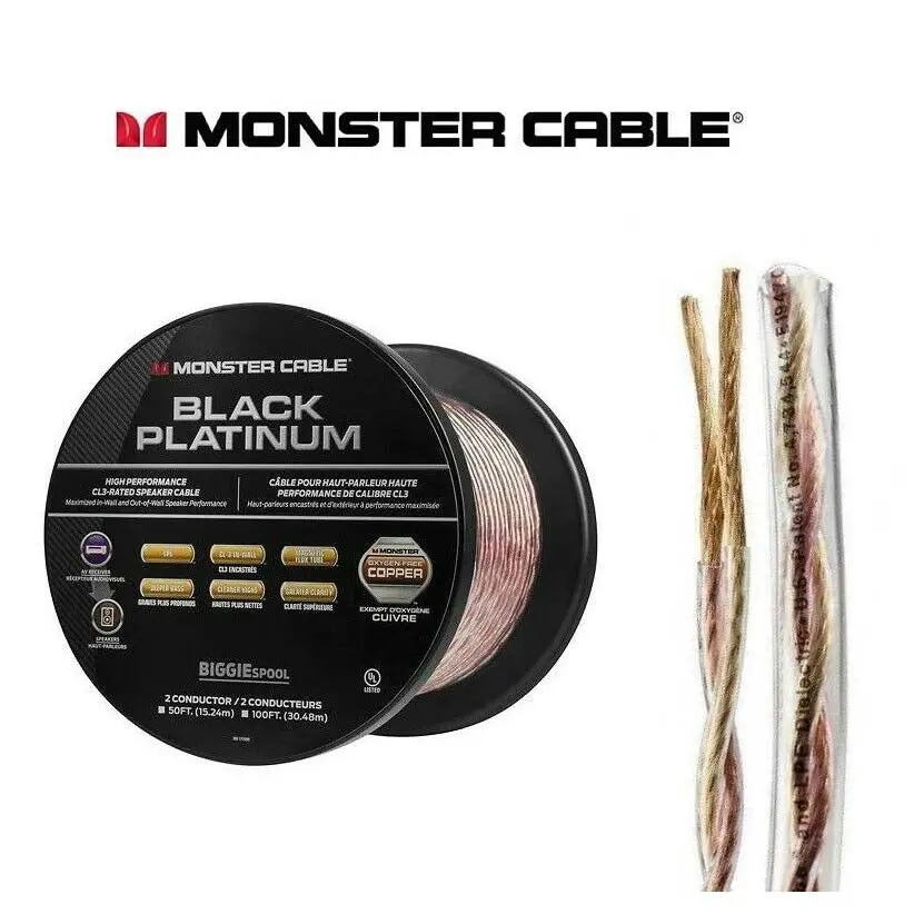 140732-00 - Speaker Wire Awg 16 Dlx 100Ft Ft4 Cl3 Monster Cable 1