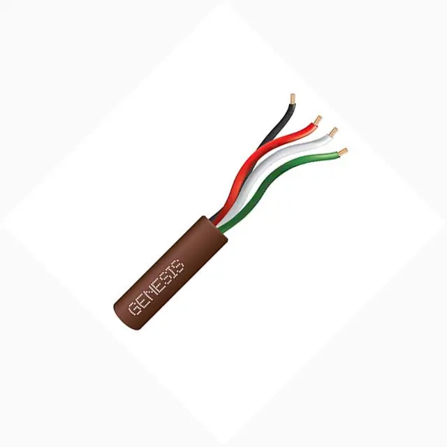 N3920 - Cable 4C 22Awg Str Unsh 500Ft Brn Coil 1