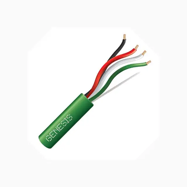 77478 - Cable 4C 22Awg Str Unsh 500Ft Cmr Grn Coil 1