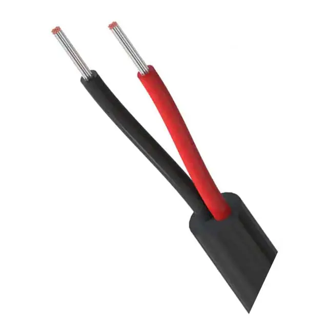 Spt1802c-00Nog - Cable 2C 18Awg Str Unsh 1500Ft 105C 300V Pvc Black Spt-2 1