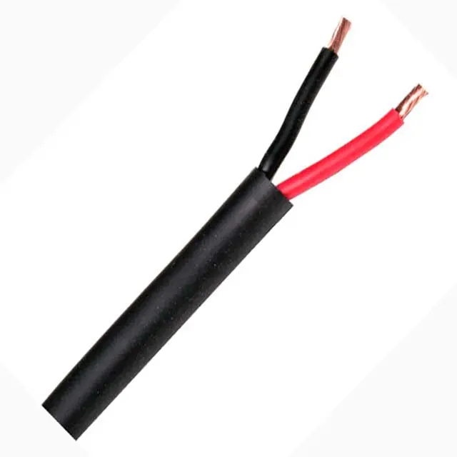 77048 - Cable 2C 16Awg Str Unsh 1000Ft Cmr Blk Indoor/Outdoor 1