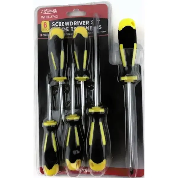 Whh-3743 - Screwdriver Set Philis/Slot 6Pcs 1