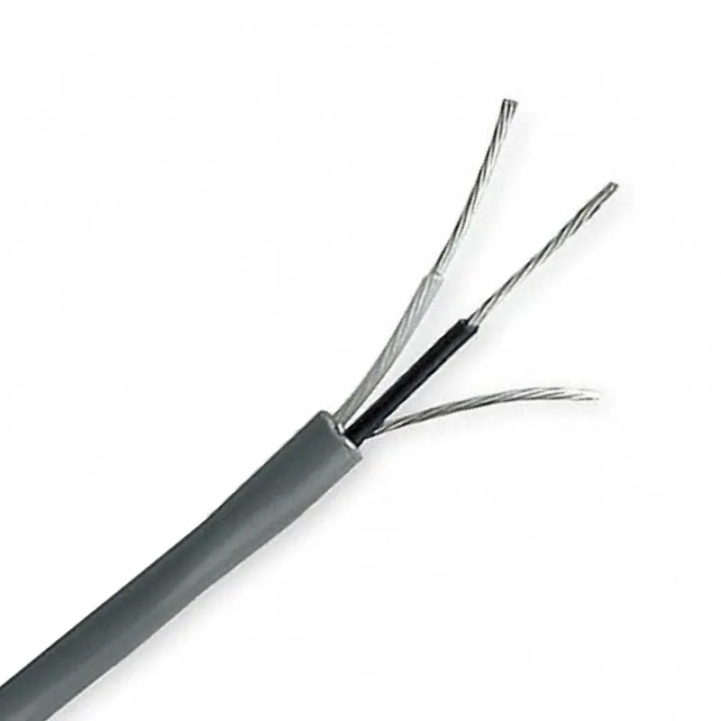 Wjb-104 - Cable 2C 24Awg Str Foil Sh 75M 250Ft Ft4 Grey 105C 600V 1