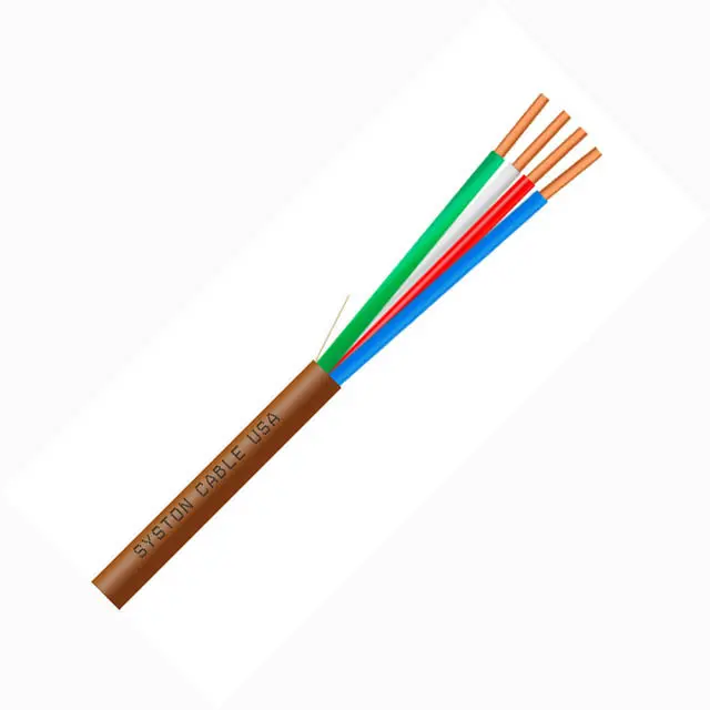 77179 - Cable 4C 22Awg Sol Unsh 500Ft Brn Coil 1