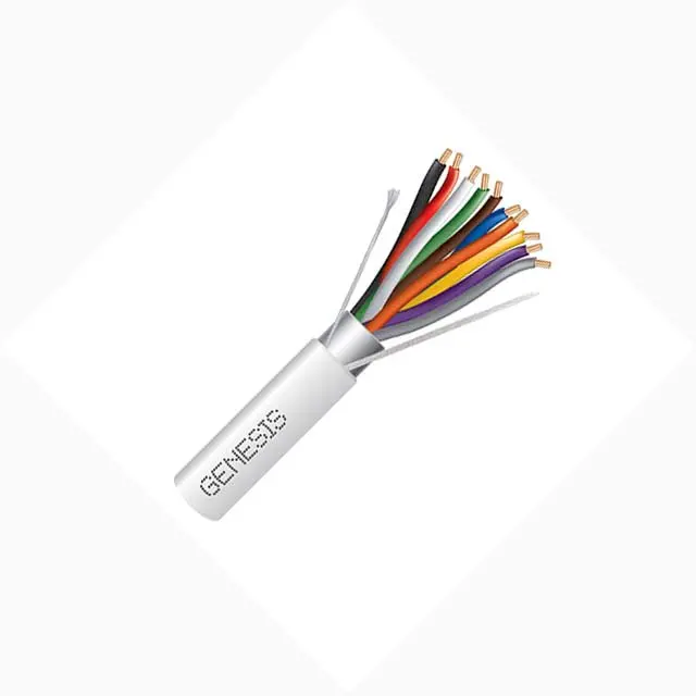 77205 - Cable 10C 22Awg Str Shld 1000Ft Cmr Wht 1