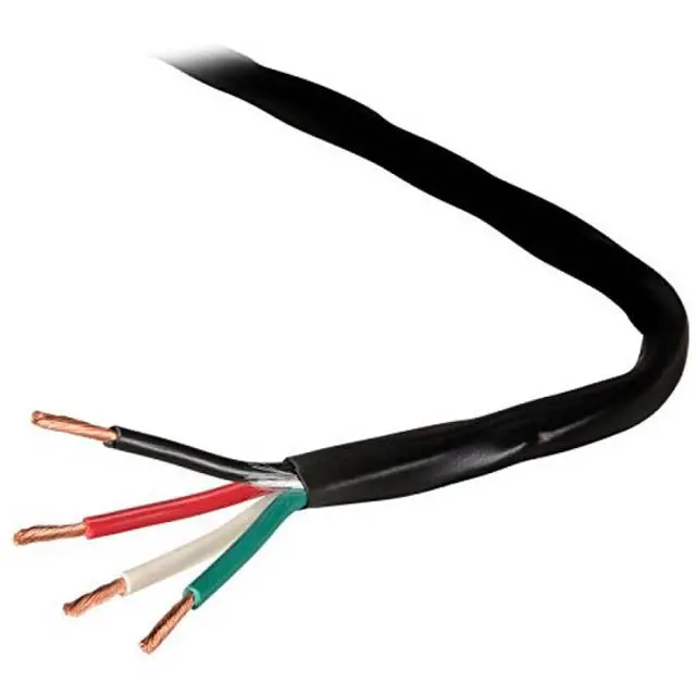 77694 - Speaker Wire In-Wall 14Awg 4C Cmr 500Ft Ofc Blk 1
