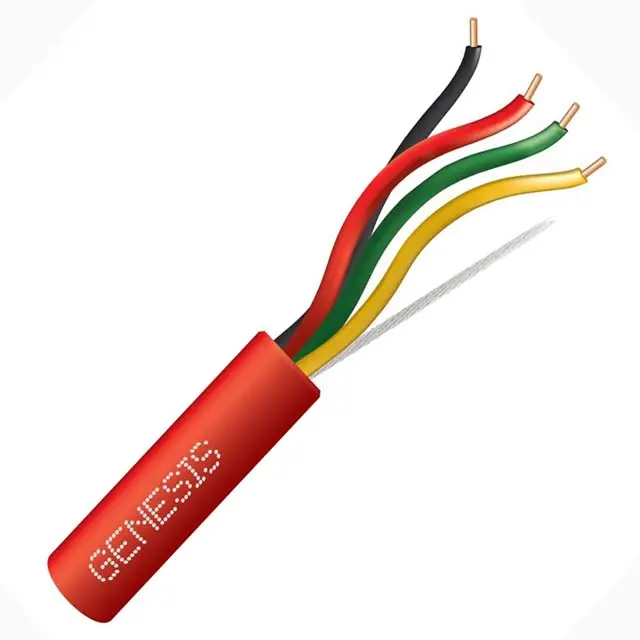 80333 - Cable Fire Alarm 16/4 Sol Fplr Riser 1000Ft Red 1