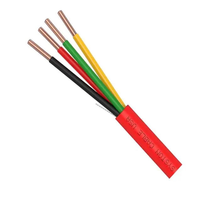 77249 - Cable Fire Alarm 22/4 Sol Fplr Riser 500Ft Red/Yel Coil 1