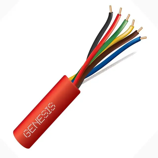 77112 - Cable Fire Alarm 18/6 Sol Fplp Plenum 1000Ft Red 1