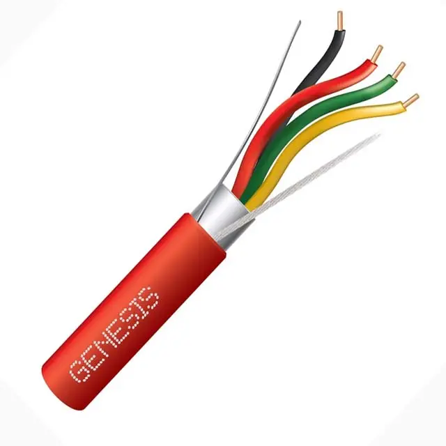 77265 - Cable Fire Alarm 16/4 Sol Shld Fplr Riser 1000Ft Red Spool 1