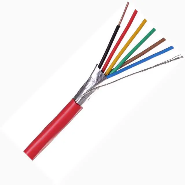 77518 - Cable Fire Alarm 18/6 Sol Shld Fplp Plenum 1000Ft Red 1