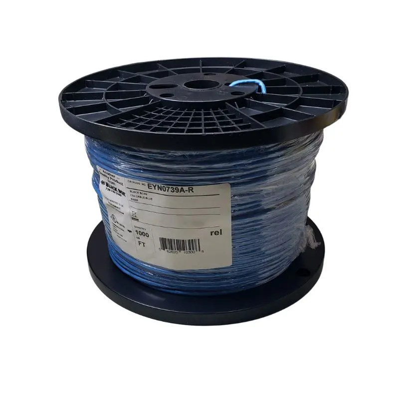 Eyn0739a-B - Cable Cat5e Ft4 Sol Blu 1000Ft Utp 4P/24Awg Cmr 1