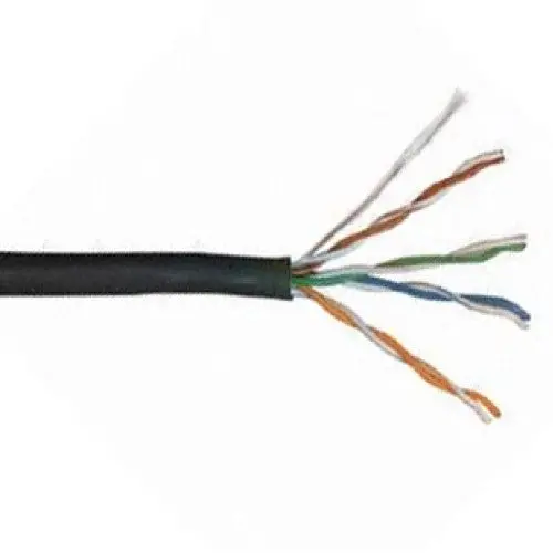 131321-00 - Cable Cat5e Ft6 Sol Blk 1000Ft Utp 4/24Awg 350Mhz Plenum 1