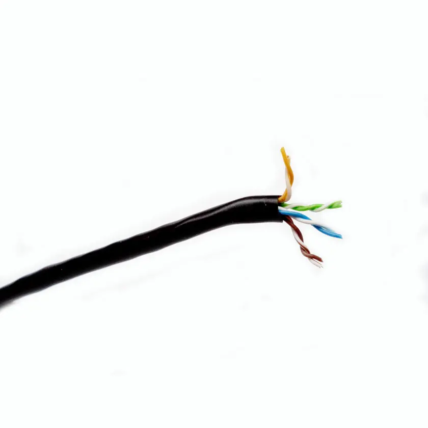 Ez5e-Utp-26Str - Cable Cat5e Ft4 Str Blk 1000Ft Utp 4P/26Awg Cm 1