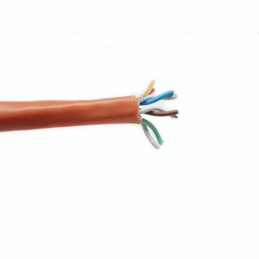1-A254-3R - Cable Cat5e Ft4 Str Org 1000Ft Utp 4P/24Awg Cm 1