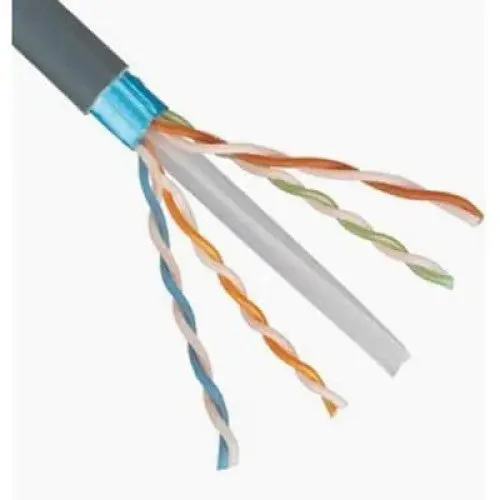101003Gy - Cable Cat6 Str Shl Gry 1000Ft Cmx 4P/26Awg 1
