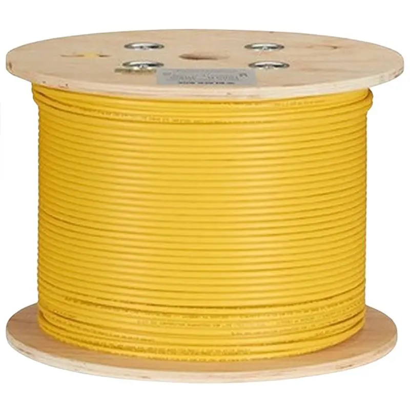 Bc-Cat6aut-Y - Cable Cat6a Ultrathin Ft4 Str Yel 1000Ft 4P/28Awg Spool 10Gig 1