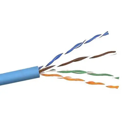 K5e-1Kutp-Plen-Bl - Cable Cat5e Ft6 Sol Blu 1000Ft Utp 4/24Awg 350Mhz Plenum 1