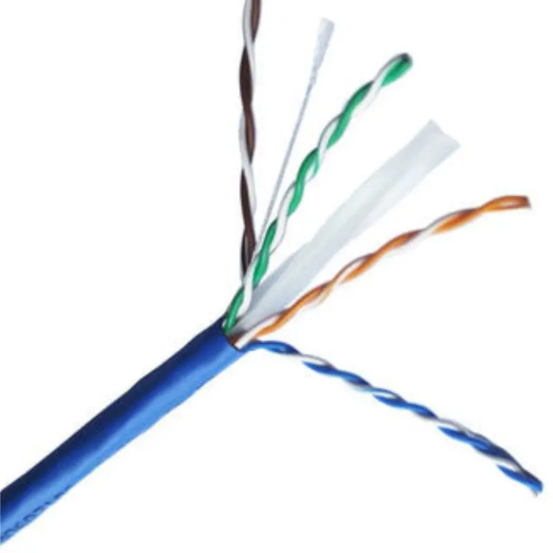 77-240-2B - Cable Cat6 Ft6 Sol Blu 1000Ft Utp 4P/23Awg Cmp Plenum 1