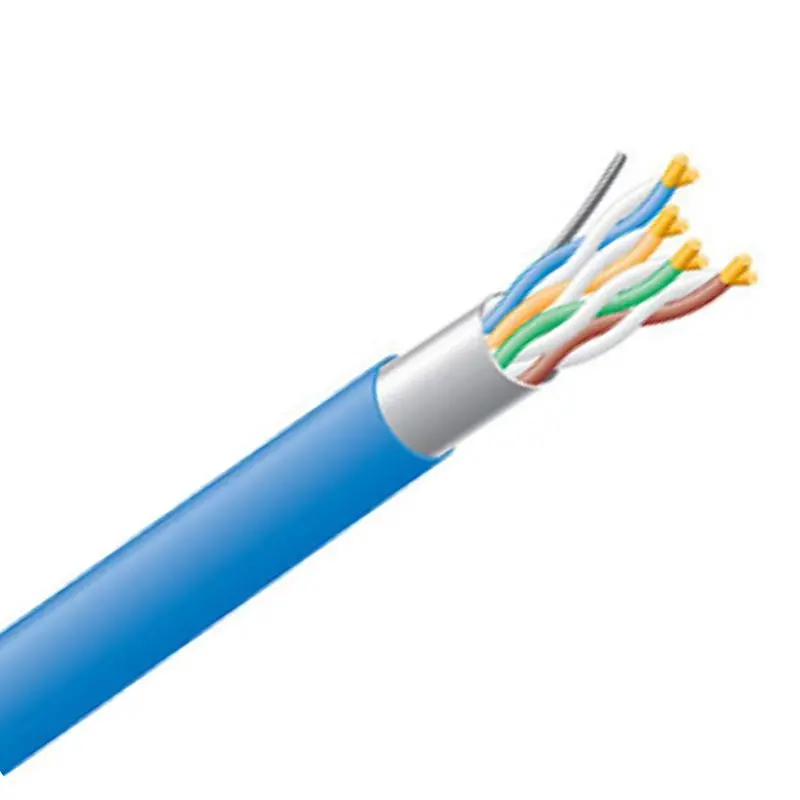 Dm-Cbl-8G-P-Sp772 - Cable Cat5e Ft6 Sol Blu Shld 772 Ft 4Pr/22Awg F/Utp Cmp Plenum 1