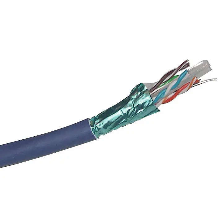 1213Fd15a1000 - Cable Cat5e Ft6 Sol Blu Shld 1000Ft Stp 4P/24Awg 550Mhz 1
