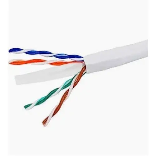 S-207-C6-Wht - Cable Cat6 Str Shld Cm White 1000Ft 4Pr/26Awg S/Ftp 1