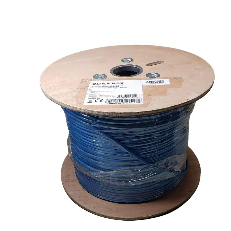 C6abc50s-Strbl-1000 - Cable Cat6a Str Shld Cm Blue 1000Ft 4Pr/26Awg 500Mhz S/Ftp 1