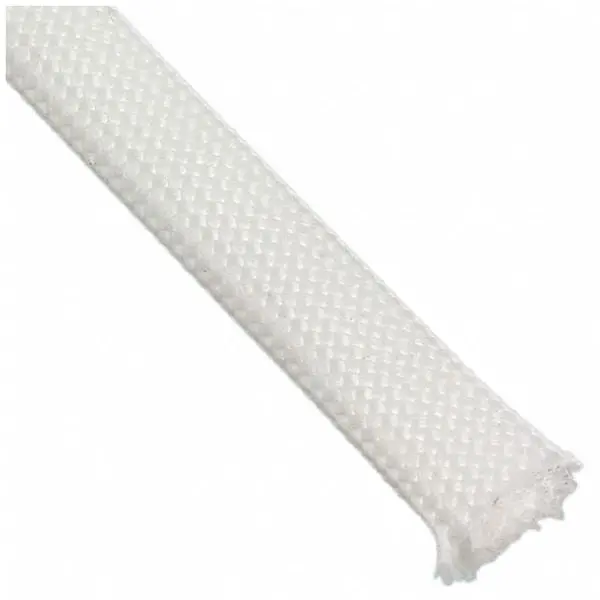 Fiberglass 1/8Th In - Fiberglass Expandable Sleeve 1/8 Inch 15Ft White 600 Deg C 1