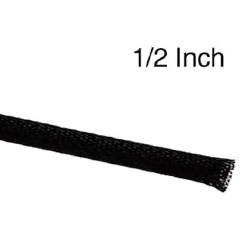 Pt-1/2-Bk-7 - Expandable Sleeve 1/2In Black 7F Polyethelene 1