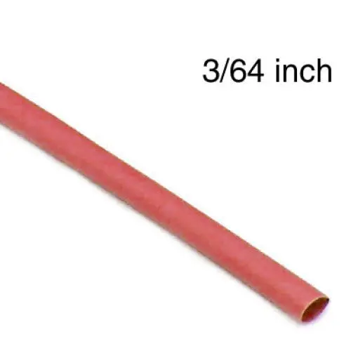 Plf100-3/64-Red-4 - Tubing Hst 3/64Inx4ft Sw Red 2:1 600V 125C 1