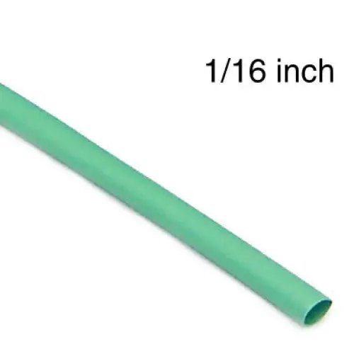 Plf100-1/16-Grn-4 - Tubing Hst 1/16Inx4ft Sw Grn 2:1 600V 125C 1