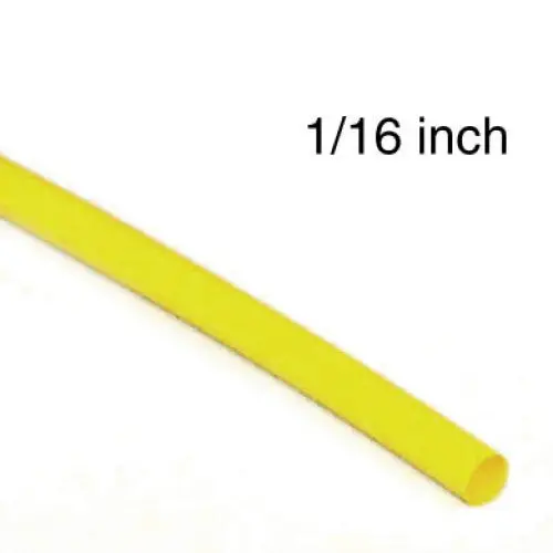 Wya-128E-5 - Tubing Hst 1/16Inx4ft Sw Yel 2:1  (5 Pcs/Pkg) 1