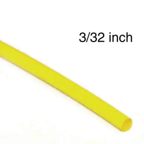 Plf100-3/32-Yel-4 - Tubing Hst 3/32Inx4ft Sw Yel 2:1 600V 125C 1
