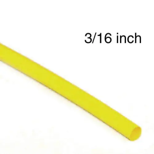 Wya-200D-5 - Tubing Hst 3/16Inx4ft Sw Yel 2:1  (5 Pcs/Pkg) 1