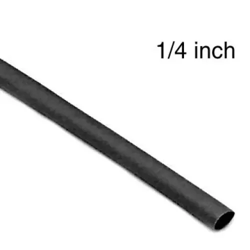 14010702 - Tubing Hst 1/4Inx4ft Sw Blk 2:1 1