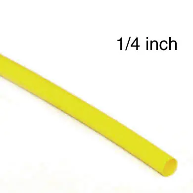 43096 - Tubing Hst 1/4Inx1ft Yellow  (10 Pcs/Pkg) 1