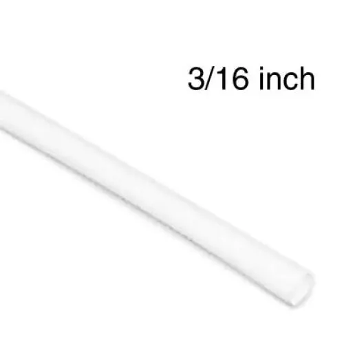 Wya-204B - Tubing Hst 3/16Inx4ft Sw Wht 2:1 600V 125C 1