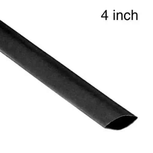 01963 - Tubing Hst 4Inx4ft Sw Blk 2:1 600V 125C 1