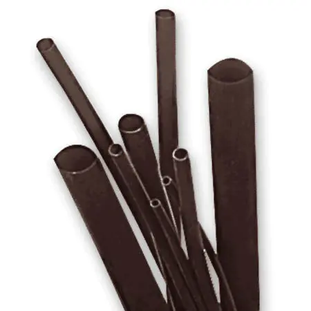 Hst-375 - Tubing Hst 3/8In X 4In Blk Polyolefin Heat Shrink Tube (3 Pcs/Pkg) 1