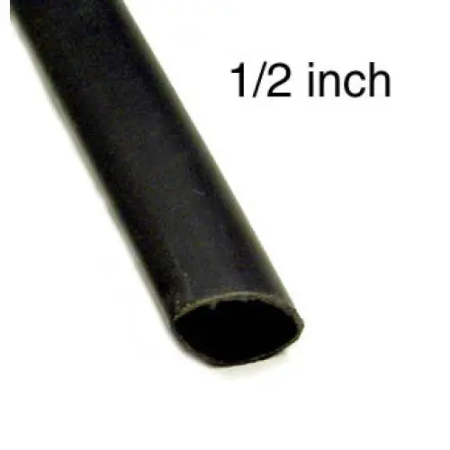 01049 - Tubing Hst 1/2Inx4ft Dw Blk 3:1 600V 125C Adhesive 1