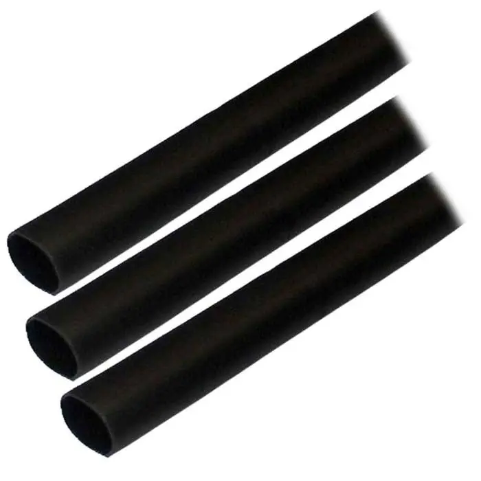 305103 - Tubing Hst 1/2Inx3in Dw Adhesive Black (3 Pcs/Pkg) 1