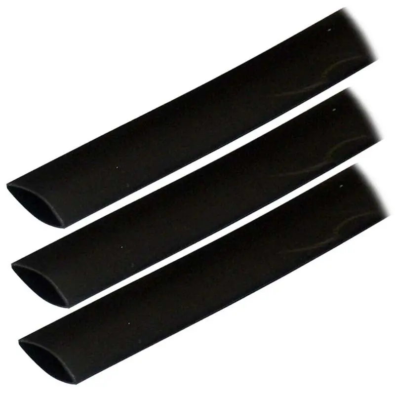 306103 - Tubing Hst 3/4Inx3in Dw Adhesive Black (3 Pcs/Pkg) 1