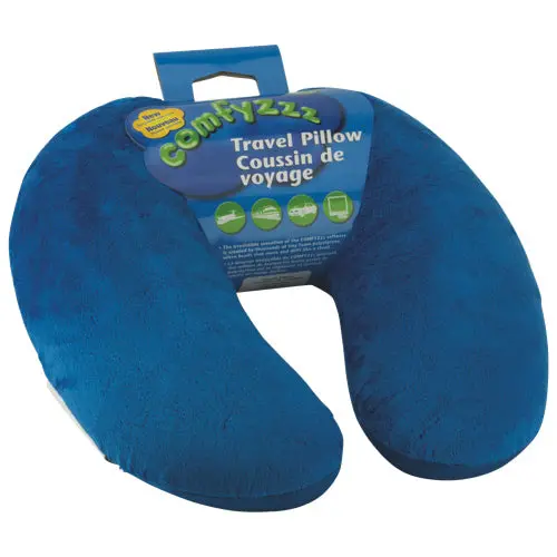 85-6764 - Travel Pillow Assorted Colors Removable Outer Cover 1